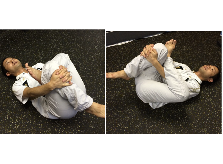 臀部・下肢外側ストレッチ